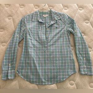 Vineyard vines Blue Plaid Shirt